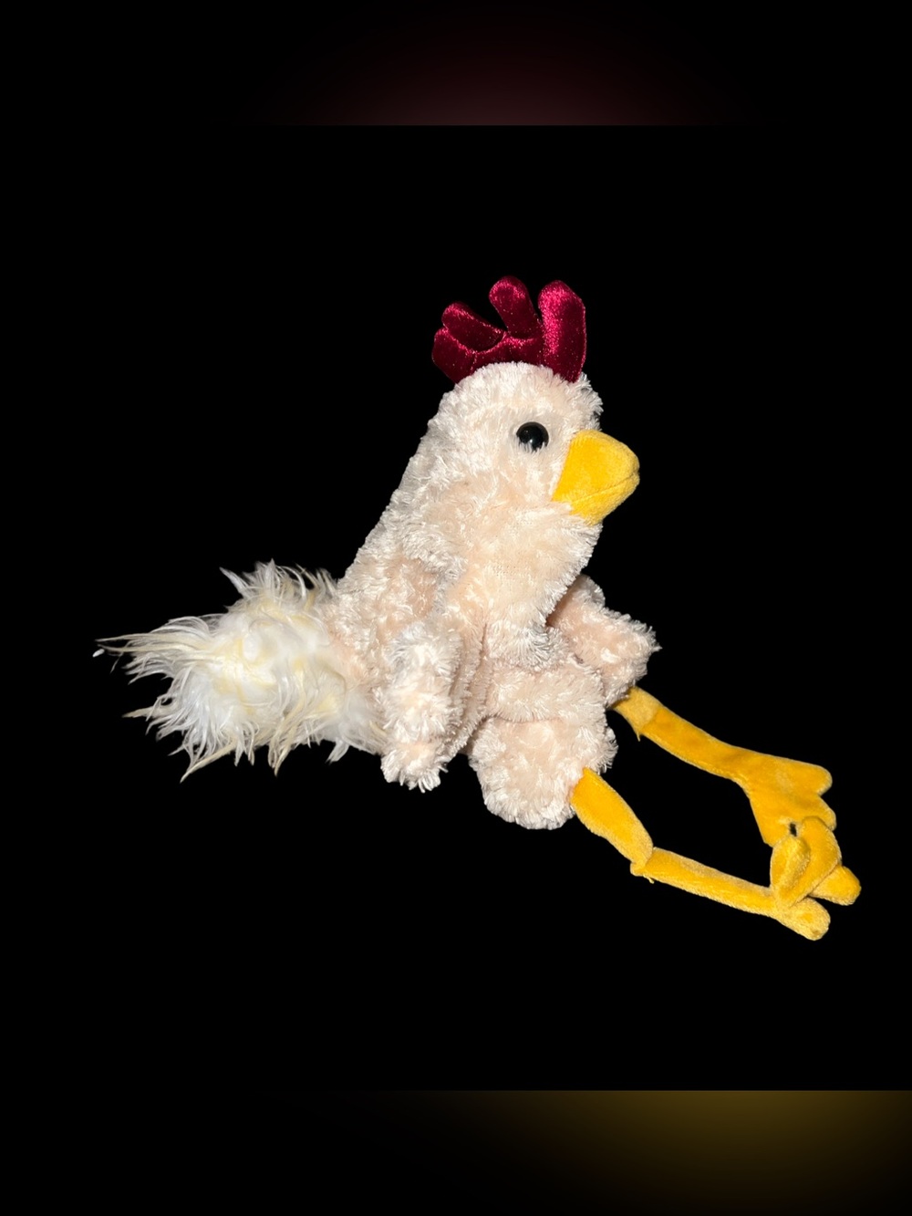 Folkmanis Funky Chicken Hand Puppet Soft Plush Animal 8”